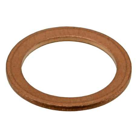 Midwest Fastener Sealing Washer, Fits Bolt Size M10 Copper, Copper Finish, 15 PK 34664